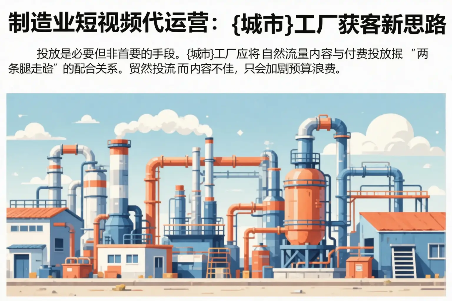 制造业短视频代运营：古浪工厂获客新思路